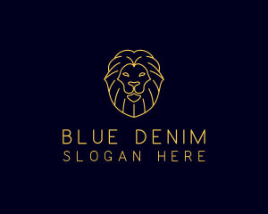 Wild Lion Animal logo design