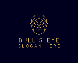 Wild Lion Animal logo design