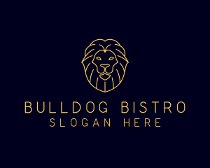 Wild Lion Animal logo design