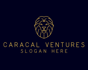 Wild Lion Animal logo design