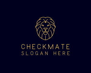 Wild Lion Animal logo design