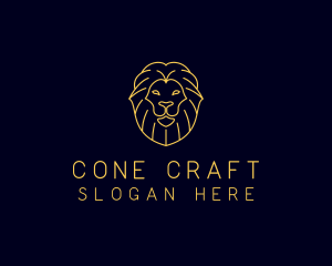 Wild Lion Animal logo design