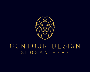 Wild Lion Animal logo design