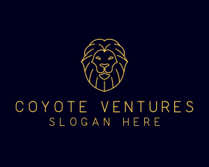 Wild Lion Animal logo design