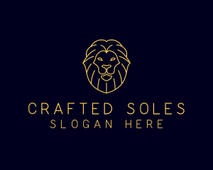 Wild Lion Animal logo design