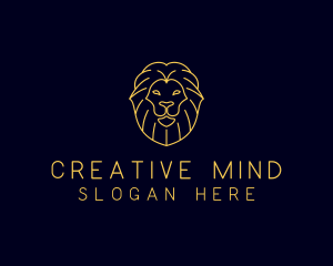 Wild Lion Animal logo design