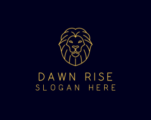 Wild Lion Animal logo design