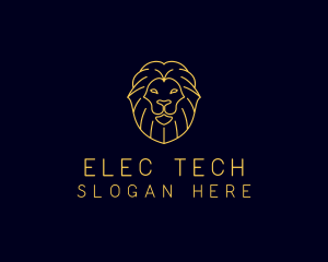 Wild Lion Animal logo design