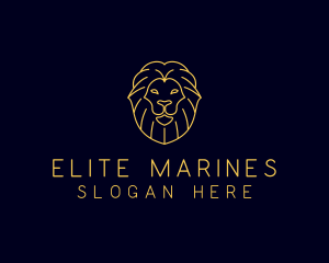 Wild Lion Animal logo design