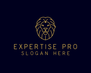 Wild Lion Animal logo design