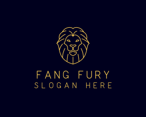 Wild Lion Animal logo design