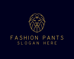 Wild Lion Animal logo design