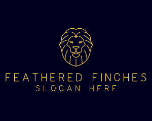 Wild Lion Animal logo design