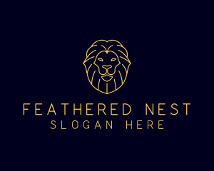 Wild Lion Animal logo design