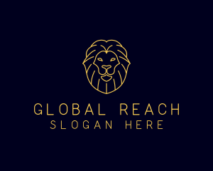 Wild Lion Animal logo design