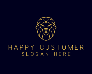 Wild Lion Animal logo design