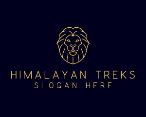 Wild Lion Animal logo design