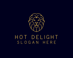 Wild Lion Animal logo design