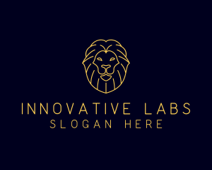 Wild Lion Animal logo design