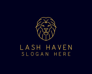 Wild Lion Animal logo design