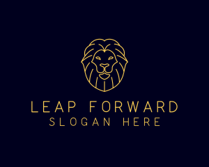 Wild Lion Animal logo design