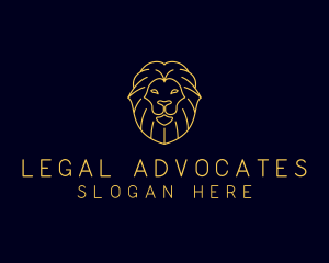 Wild Lion Animal logo design