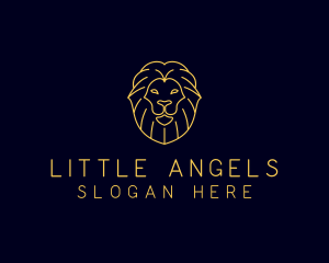 Wild Lion Animal logo design