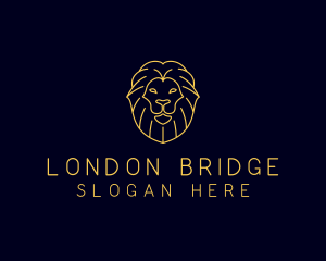 Wild Lion Animal logo design