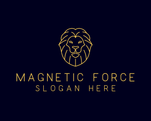 Wild Lion Animal logo design