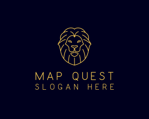 Wild Lion Animal logo design