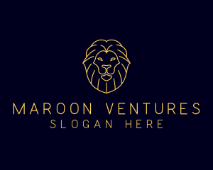 Wild Lion Animal logo design