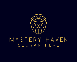 Wild Lion Animal logo design