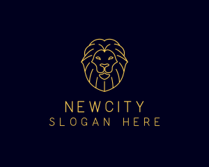 Wild Lion Animal logo design