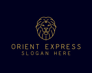 Wild Lion Animal logo design