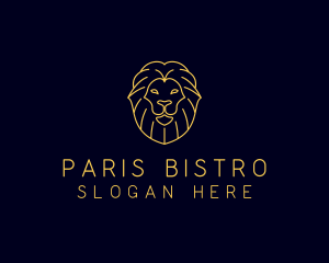 Wild Lion Animal logo design