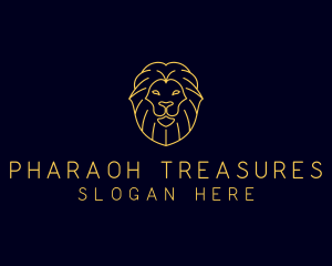 Wild Lion Animal logo design