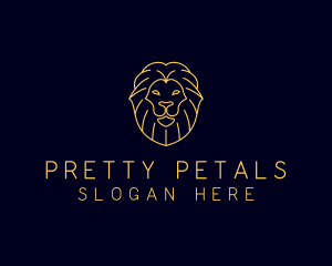 Wild Lion Animal logo design