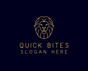 Wild Lion Animal logo design