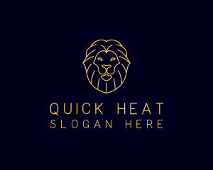 Wild Lion Animal logo design