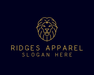 Wild Lion Animal logo design