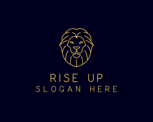 Wild Lion Animal logo design