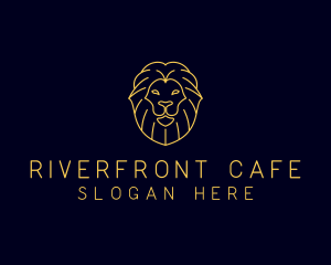 Wild Lion Animal logo design