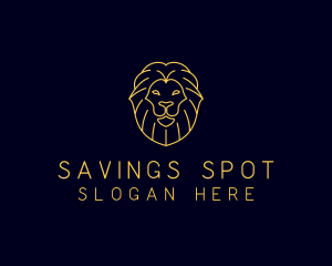 Wild Lion Animal logo design