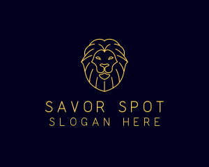 Wild Lion Animal logo design