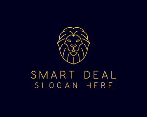 Wild Lion Animal logo design