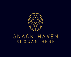 Wild Lion Animal logo design