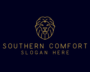 Wild Lion Animal logo design