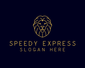 Wild Lion Animal logo design