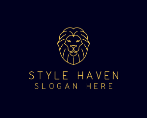 Wild Lion Animal logo design