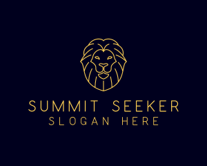 Wild Lion Animal logo design